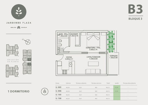 Apartamento En Venta De 1 Dormitorio En Jardines De Carrasco