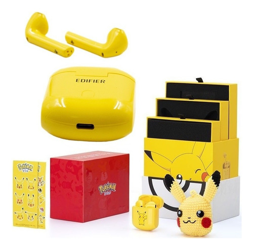 Audífonos Bluetooth Tws, Inalámbricos, Pokémon Pikachu