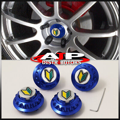 (4 Pieces) Universal 2.5 Racing Sport Wheel Hub Center Yyo