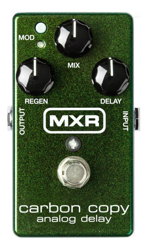 Pedal de efecto MXR Carbon Copy Analog Delay M169  verde