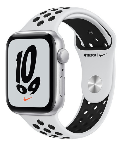 Smartwatch Apple Nike+ Series 6 44mm - Platina/preto
