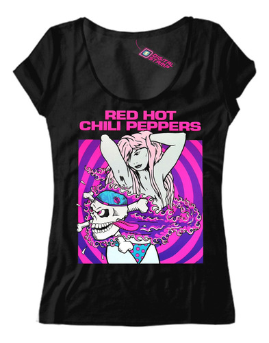 Remera Mujer Red Hot Chili Peppers Poster Vintage Mb68 Dtg