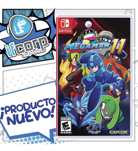 Megaman Mega Man 11 Para Nintendo Switch