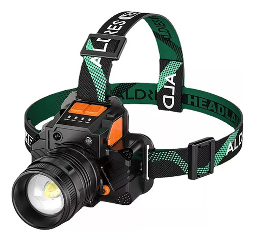 Qy Linterna Recargable Para Montar En La Cabeza, Con Luz