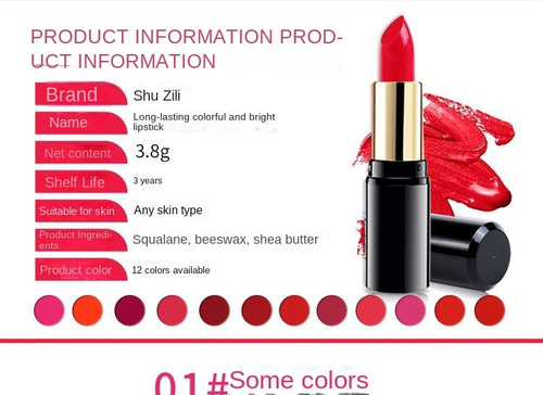 Lápiz Labial Hidratante De Tubo Redondo