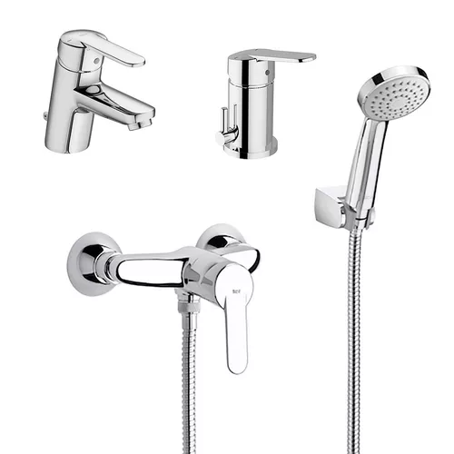 Griferia Roca Victoria Mono Ducha Lavatorio Bidet Cs9008