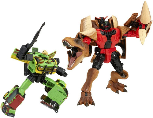 Figura Transformers Generacions Jurassic Park Rex & Autobot