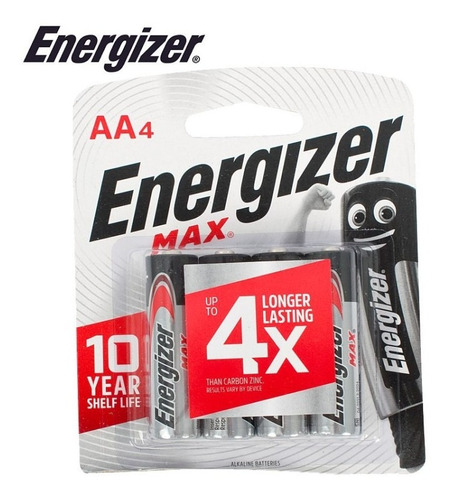 Pilas Aa Alcalinas Energizer Max X 12 Pilas.