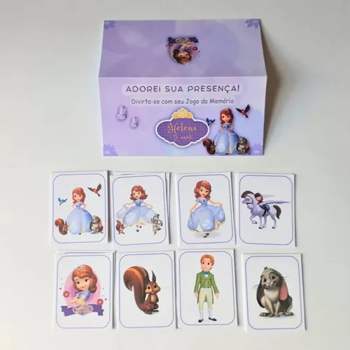 Jogo da Memória Princesa Sofia