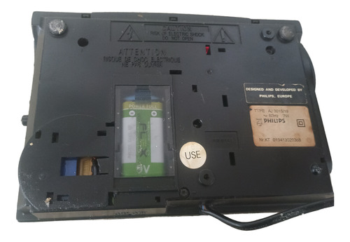 Radio Relogio Philips Aj3o15/19 Preto (Usado)