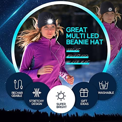 Regalos Para Hombres Gorro Con Led - Gorro Unisex Recargable