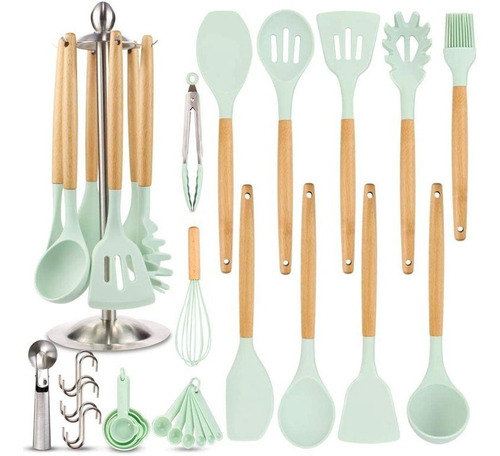 Juego De Utensilios De Cocina De Silicona, Eagmak 16 Piezas