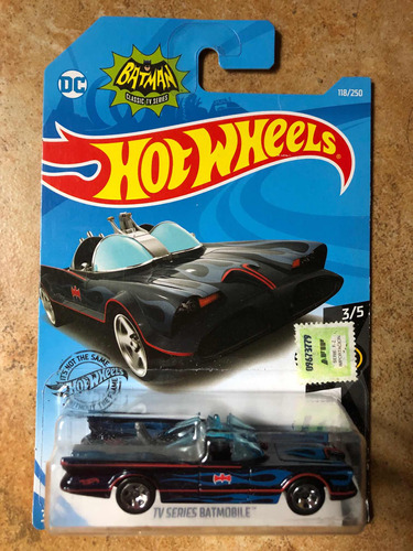 Hot Wheels Batman Tv Series Batmobile Nuevo En Su Blister