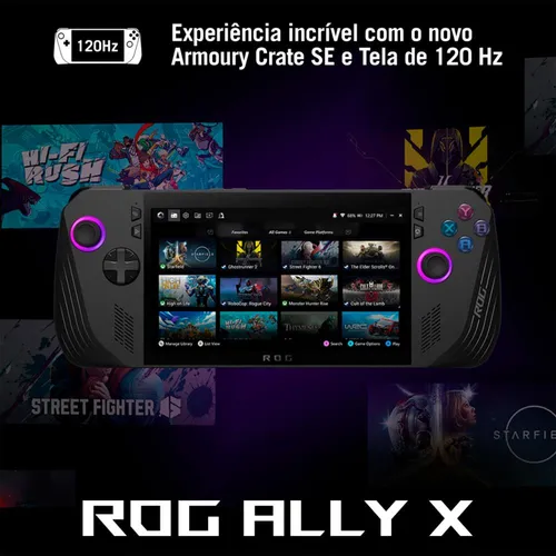 Console Portátil Rog Ally X Amd Z1 Extreme 1tb Ssd 24 Gb Ram Console Portátil Rog Ally X Amd Z1 Extreme 1tb Ssd 24 Gb Ram