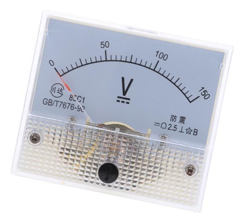 Voltímetro De Panel Analógico 2 Piezas