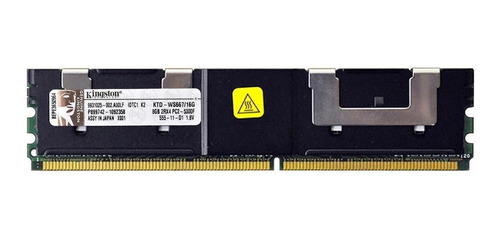 Imagem 1 de 1 de Memória RAM color verde  16GB 2 Kingston KTD-WS667/16G