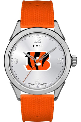 Reloj Mujer Timex Twzfbenwl Cuarzo Pulso Naranja Just Watche
