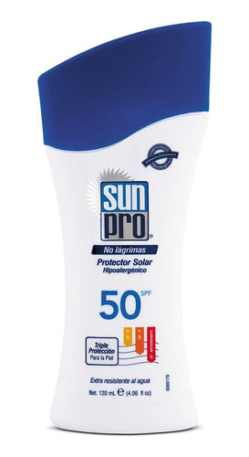 Protector Solar No Lagrimas Hipoalergenico Sunpro Spf50 X 12