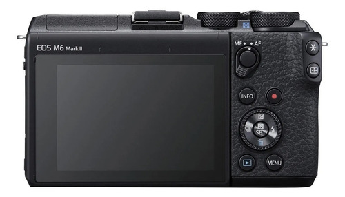 Canon EOS M6 Mark II 15-45mm IS STM Kit sin espejo color negro