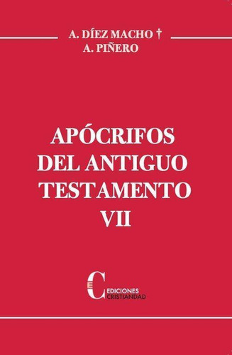 Libro: Apocrifos Del Antiguo Testamento Vii. Diez Macho, A.#