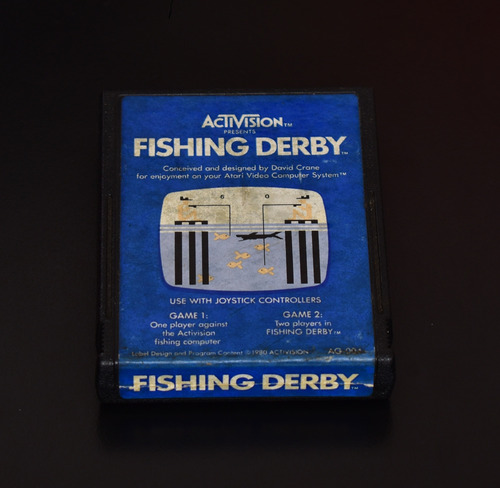 Fishing Derby Original Activision Atari 2600 Juego De Pesca (Usado)
