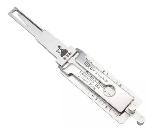 Turbo Decoder Hu66 Lock Pick 2 In 1 Ganzúas Apertura Auto