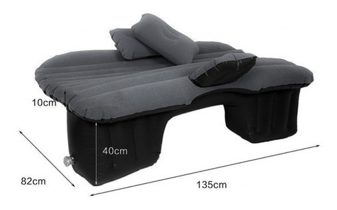 Imagen 4 de 9 de Colchón Inflable Para Auto Inflador 12v Y 2 Almohadas