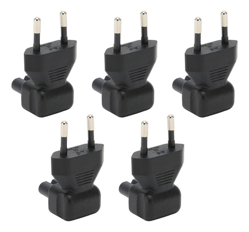 Al Adaptador De Corriente Iec320 C7, Conector De Codo Con En