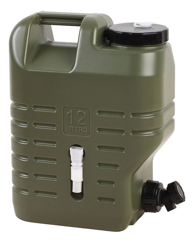 Cubo De Plástico Para Acampar, 10 Litros, Con Grifo Para Tan