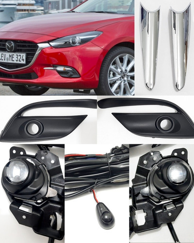 Exploradoras Mazda 3  En Led 2017, 2018, 2019, 2020 Kit