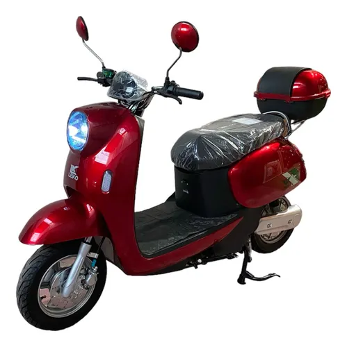 Moto eléctrica Vespa Roja