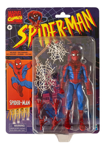 Spiderman Retro Animated Series Marvel Legends Walmart Exclu