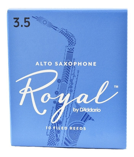 Caña Saxo Alto Eb # 3.5 Rico Royal Rjb1035 Caja X 10