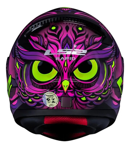 Capacete Ls2 Ff353 Rapid Athena Roxo - 60