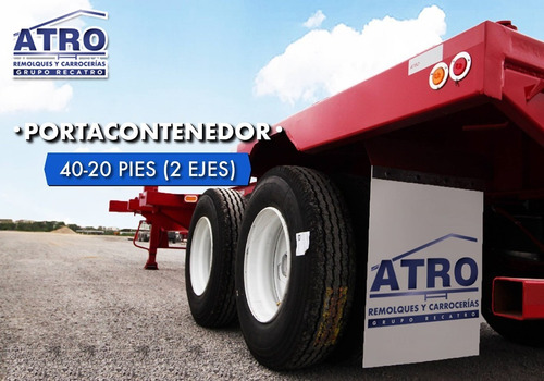 Imagen 1 de 11 de Remolques Atro Portacontenedor Cuello 40 Pies Highcube 2022