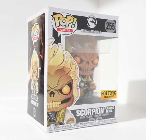 Funko Pop! Games Mortal Kombat X Scorpion Flaming Skull 255