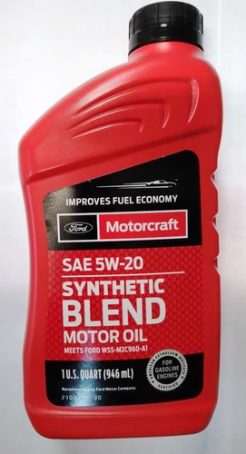 Aceite Semisintetico Motorcraft Sae 5w20 Sn Api Sp Original 