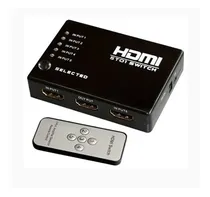 Comprar Switch Hdmi  5 Entradas A 1 Salida - Control Remoto