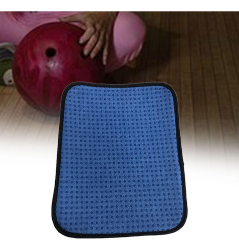 3 Toalla De Microfibra Para Bola De Bolos, Azul 20cmx25cm