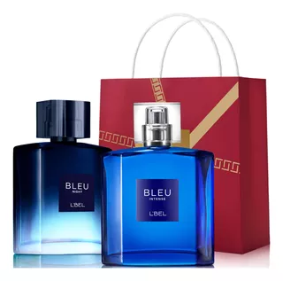 Pack X 2 Perfume Bleu Intense + Night + Bolsa Regalo Lbel