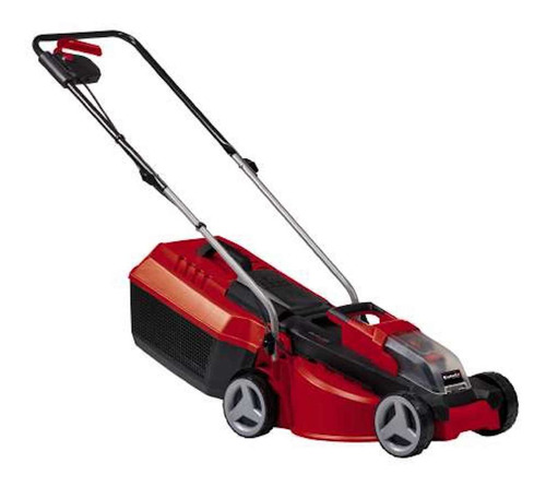 Cortadora de pasto Einhell GE-CM 18/30 Li con bolsa recolectora roja y negra