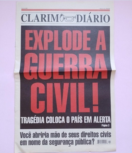Jornal Clarim Diário - Guerra Civil