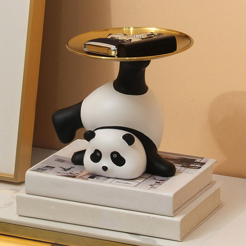 Figurita De Panda, Cuenco Para Dulces, Bandeja De Estilo A