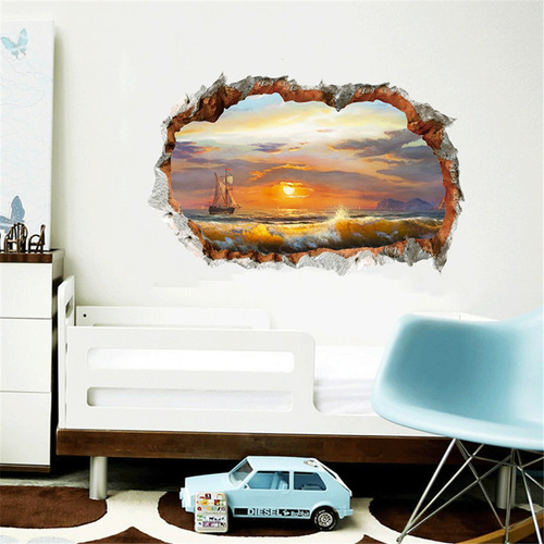 I Adhesivo Mural Desmontable 3d Bricolaje Familiar Hogar