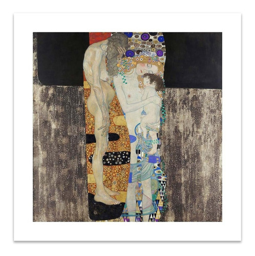 Lamina Fine Art Las Tres Edades De La Mujer Klimt 60x60 Myc