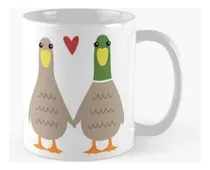 Comprar Taza Amor Patos Linda Pareja De San Valentín Calidad Premium