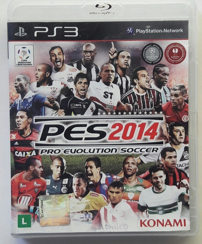 Jogo Pes 2014 Ps3 Konami Midia Física Original Exc (Usado)