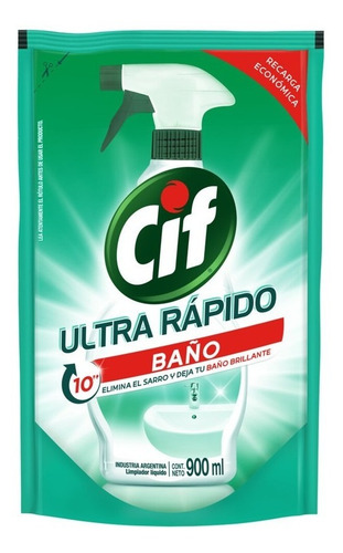 Limpiador Líquido Cif Baño 900ml