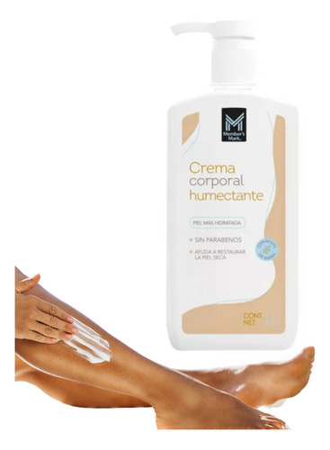 Crema Corporal Humectante Neutra 1l Member's Mark Neutra