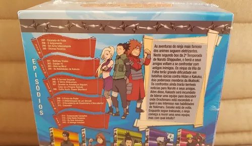 DVD Box - Naruto Shippuden - Segunda Temporada - Box 1 (5 Discos)